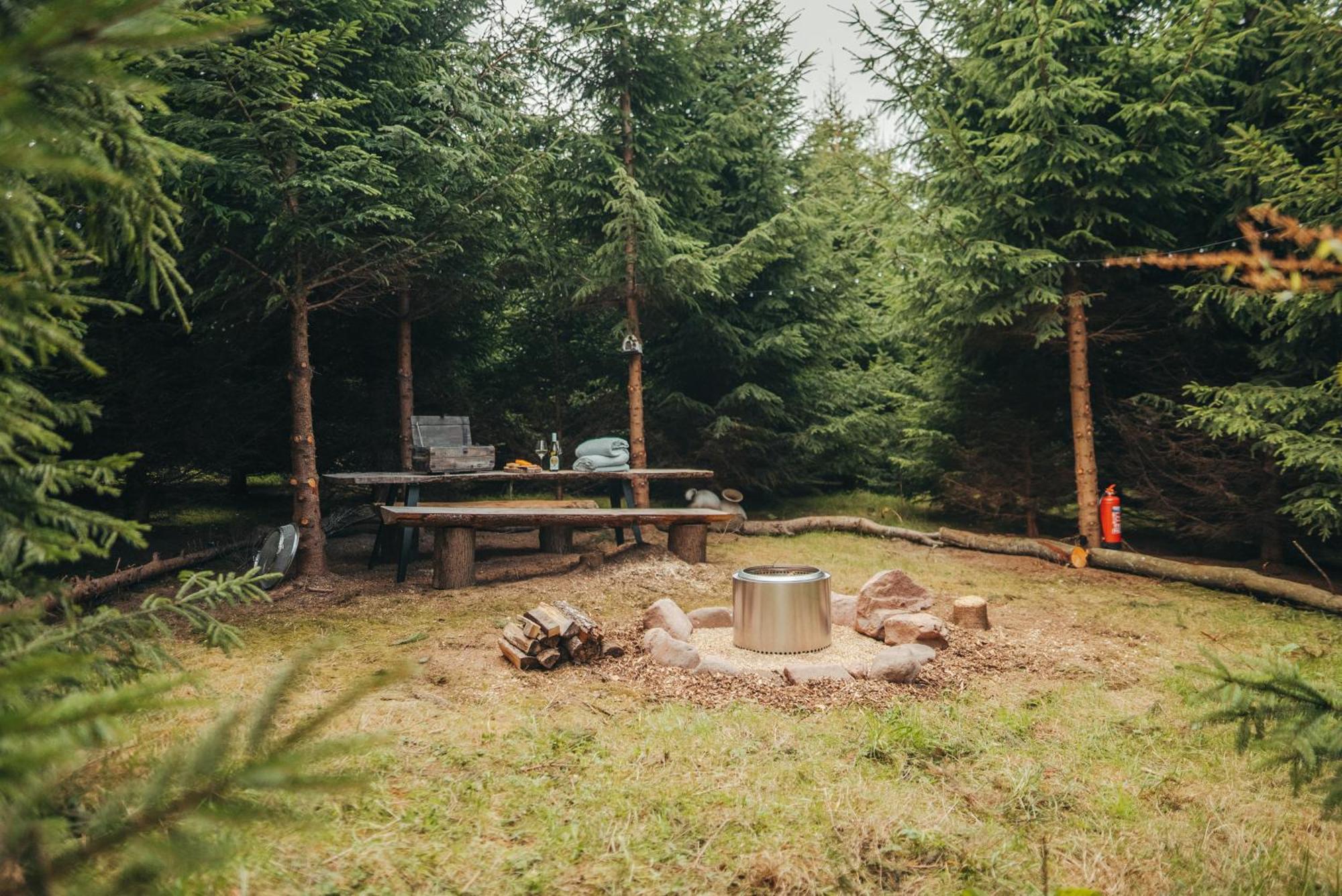 Cosy Forest Lodge Penrhos  Bagian luar foto